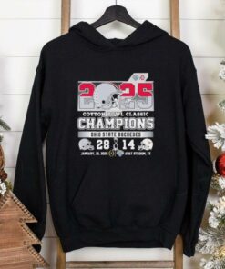 2025 Cotton Bowl Classic Champions Ohio State Buckeyes 28 14 Texas Shirt