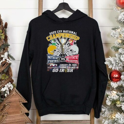 2025 National Championship Notre Dame Vs Ohio State Buckeyes Go Irish T Shirt