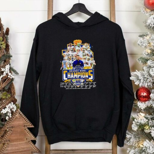 2025 Orange Bowl Champions Notre Dame Fighting Irish signatures shirt