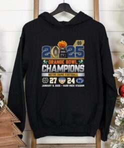2025 Orange Bowl Champions Notre Dame Football 27 24 Penn State January 9 Shirt