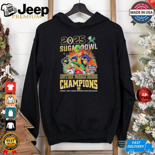 2025 Sugar Bowl Notre Dame Irish Figthitng Champions Shirt