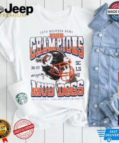 50th Bourbon Bowl Champions 1998 Mud Dogs South Central Louisiana State University shirt