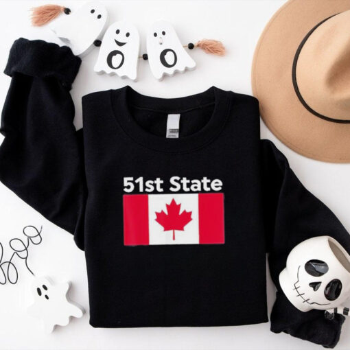 51st State Canada Flag T Shirt