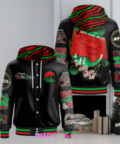 A Tribe Called Quest Limited Hooded Varsity Jacket – Official A Tribe Called Quest Merchandise, Hip Hop Fan Apparel, Limited Edition Hooded Varsity Jacket