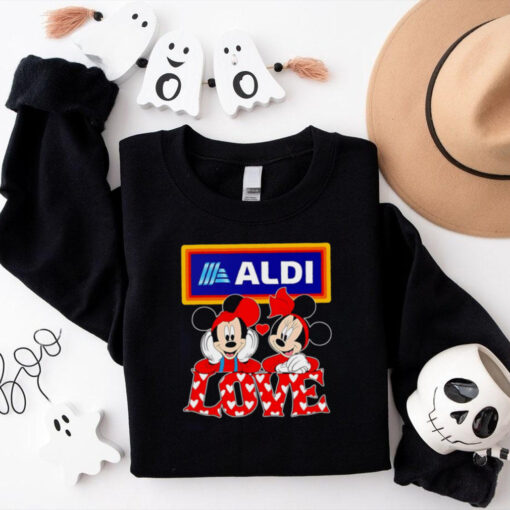 ALDI Mickey Love shirt