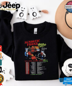Agnostic Front Murphy’s Law New York Blood Tour 2025 T shirts