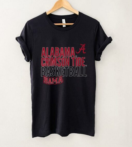 Alabama Basketball_ Text Logo Overlay Shirt