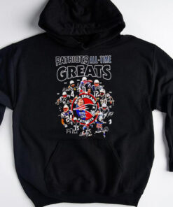 All Time Greats New England Patriots Team Players Autograph shirt