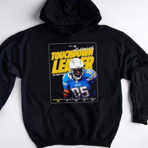 All time Nfl Touchdown Leader Riddell For Tight Ends Chargers shirt