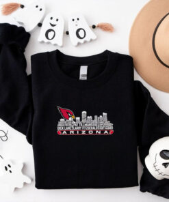 Arizona Cardinals skyline city player name shirt