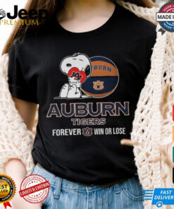 Auburn Tigers forever win or lose shirt