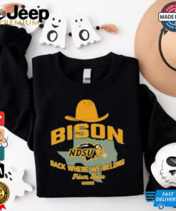 Awesome NDSU Bison Back Where We Belong FCS Football 2025 Shirt
