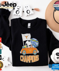 Awesome Peanuts Snoopy and Woodstock Texas Longhorns 2025 Goodyear Cotton Bowl Classic Champions Shirt