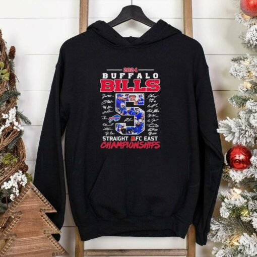 Best Buffalo Bills 5 Straight AFC East Championship Signature Roster Shirt