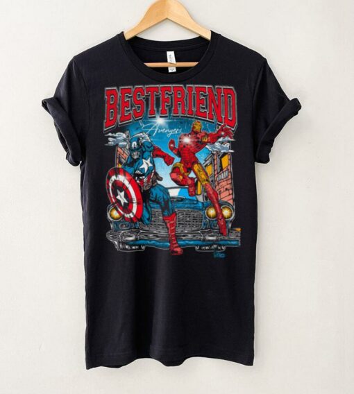 Best Friend Avengers T Shirt   Unique Style for Marvel Fans