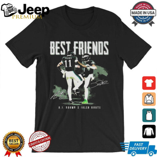 Best Friends A J Brown x Jalen Hurts Signatures 2025 Shirt