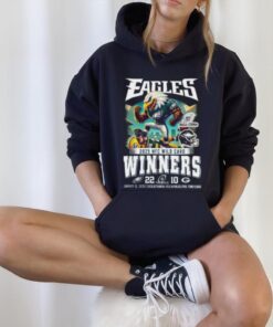 Philadelphia Eagles 2025 NFL Wild Cards Winner Beat Green Bay January 12 Lincoln Financial Field In Philadelphia Pennsylvania Mascot T Shirt