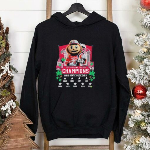 Brutus Buckeye Ohio State Goodyear Cotton Bowl Classic Champions T Shirt