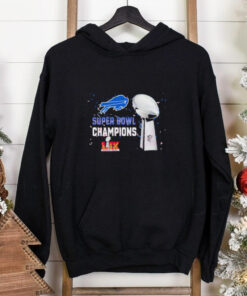 Buffalo Bills 2025 Super Bowl LIX Champions NFL Trophy Graphic Shirt