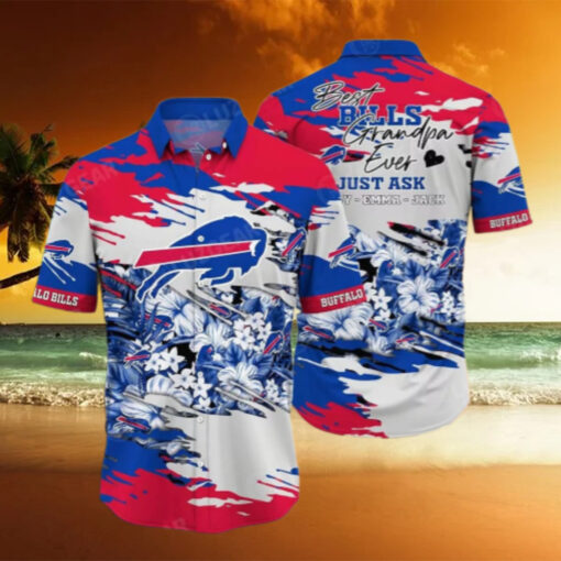 Buffalo Bills Best Grandpa Ever Hawaiian Shirt