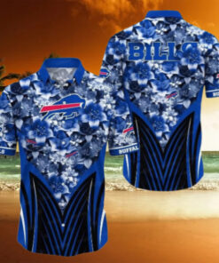 Buffalo Bills Floral Fusion Hawaiian Shirt