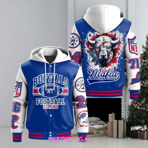 Buffalo Bills Football Limited Hooded Varsity Jacket