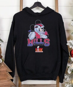 Buffalo Bills Junk Food Disney Mickey QB Super Bowl Lix Shirt