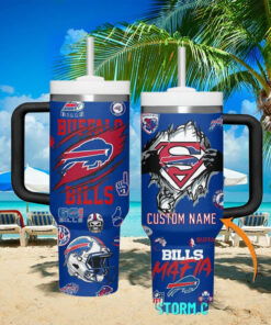 Buffalo Bills NFL 2024 Custom Name Stanley Tumbler