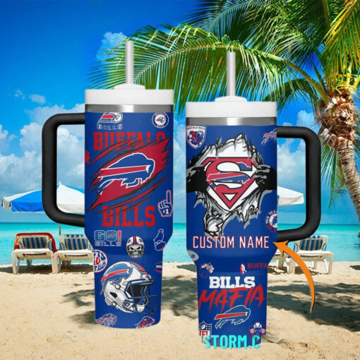 Buffalo Bills NFL 2024 Custom Name Stanley Tumbler