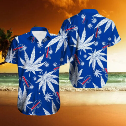 Buffalo Bills Palm Paradise Blue Hawaiian Shirt
