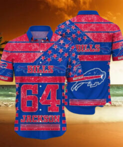 Buffalo Bills Star Spangled Personalized Hawaiian Shirt
