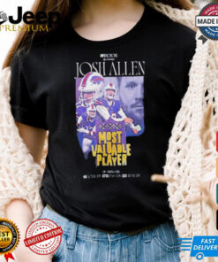 Buffalo Bills X MVP Josh Allen Most Valuable Player shirt