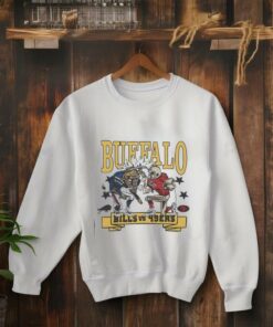 Buffalo Bills vs San Francisco 49ers mashup vintage shirt