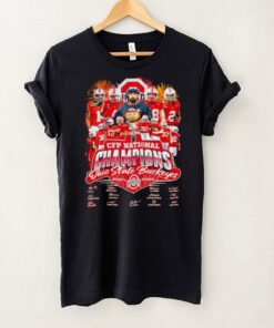 CFP National Champions Ohio State Buckeyes 2025 all team signature shirt