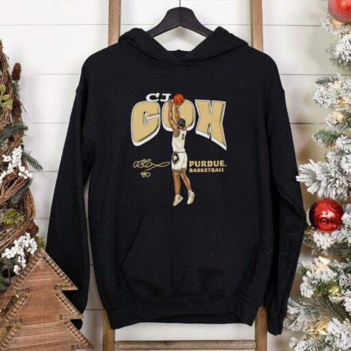 CJ Cox Purdue Boilermakers basketball illustrated shirt