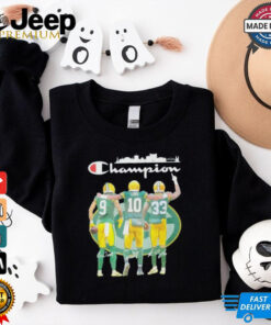 Champion Watson Love and Jones Green Bay Packers signatures shirt