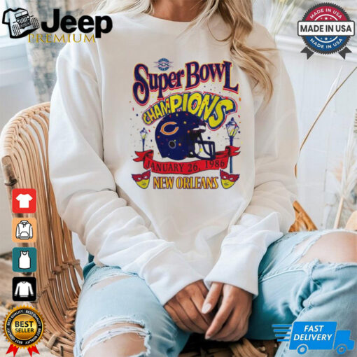 Chicago Bears Super Bowl Champions New Orleans 1986 T Shirt