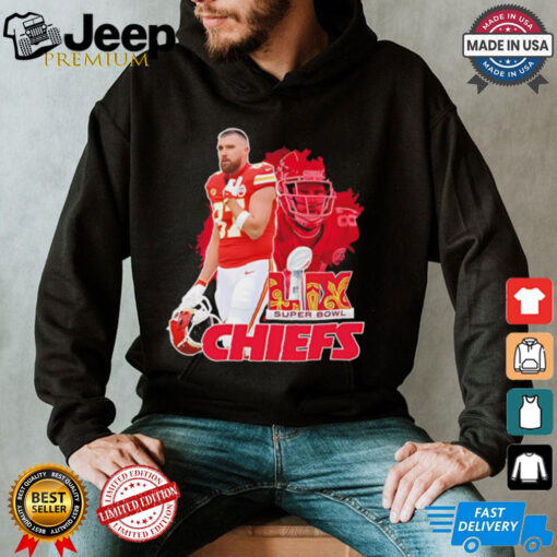 Chiefs vs. Eagles Super Bowl LIX Travis Kelce shirt