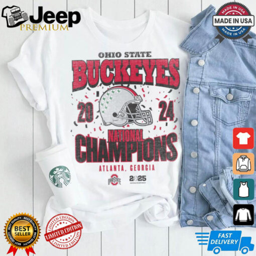 College Football Playoff 2025 National Champions Ohio State Confetti T Shirt