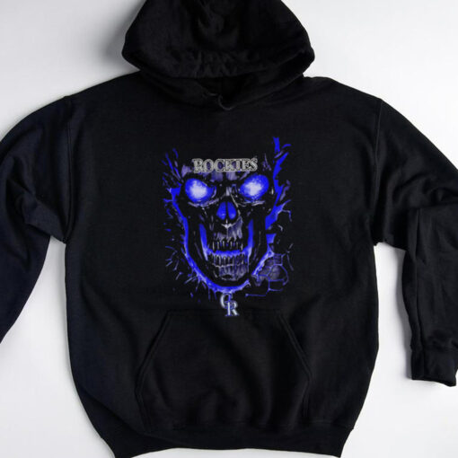 Colorado Rockies Fiery Skull shirt