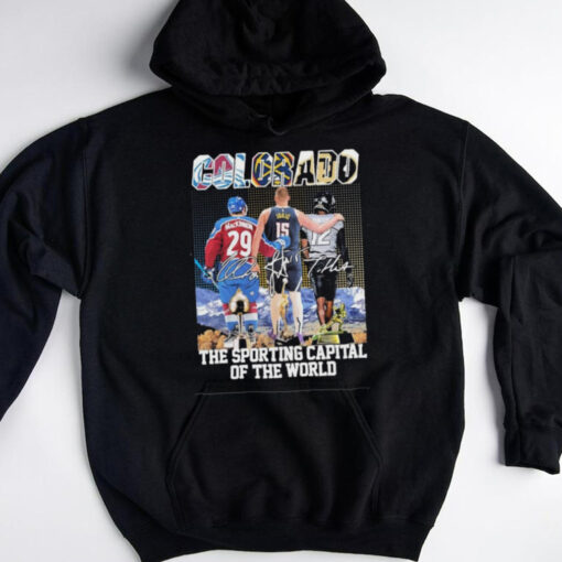 Colorado Sports Teams Mackinnon Jokic And Hunter The Sporting Capital Of The World Shirt