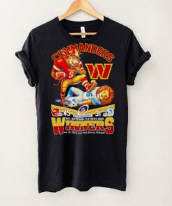 Commanders NFC Divisional Playoffs 2025 winners mascot shirt
