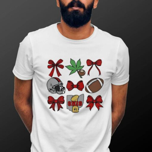 Coquette Bows Ohio State Buckeyes Champion 2025 shirt