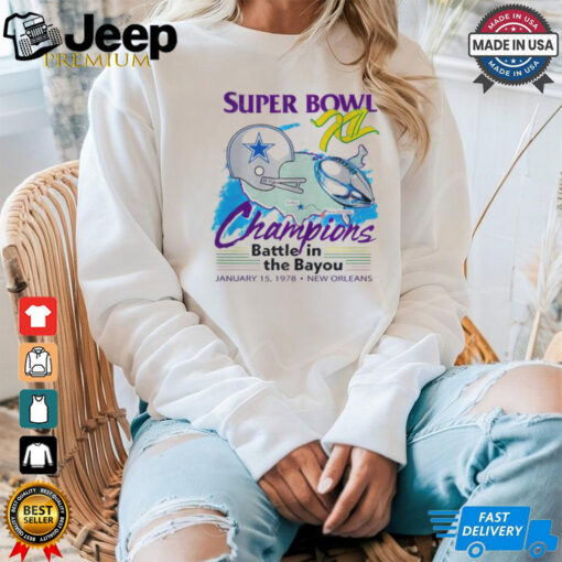 Dallas Cowboys Super Bowl Champions 1975 New Orleans T Shirt