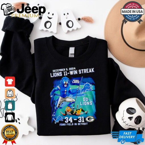 Detroit Lions 11 win streak Champions shirt