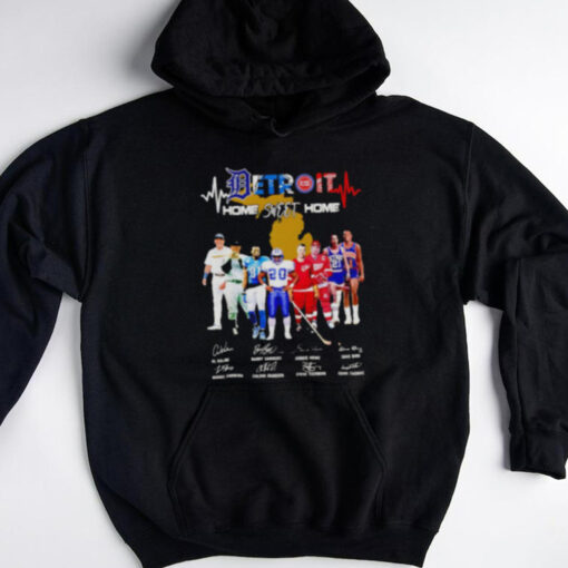 Detroit Sports home sweet home signature shirt
