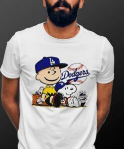 Dodgers champion Snoopy and Charlie Brown shirt