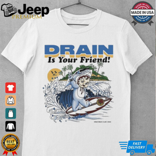 Drain Beach Club Friends Beach Club Baby Shark T shirts