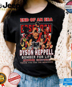 End of an era Dyson Heppell bomber for life Essedon 2011 2024 thank you for the memories shirt