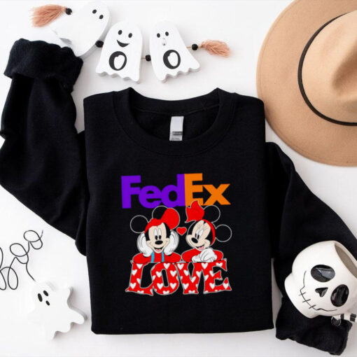 Fedex Mickey Love shirt